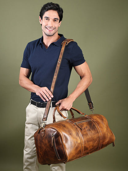 Heritage Buffalo Leather Duffle Bag