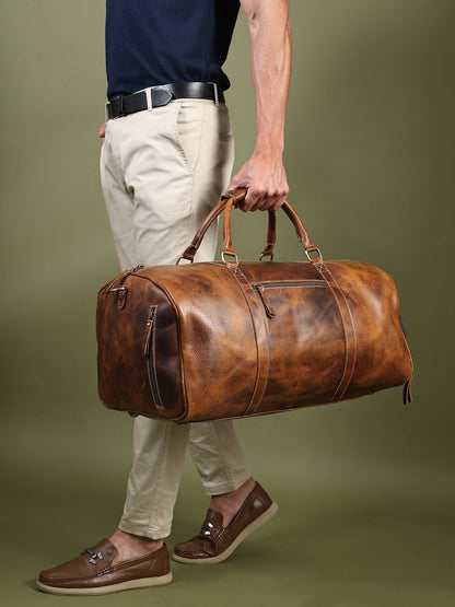 Heritage Buffalo Leather Duffle Bag
