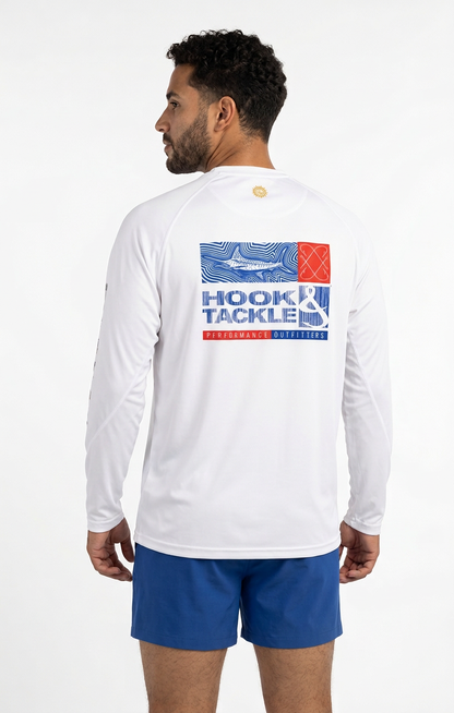 Men's Marlin Groove L/S UV Fishing Shirt