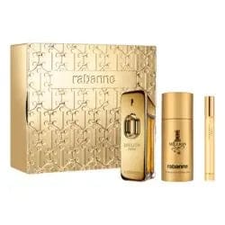 Million Gold Intense By Paco Rabanne For Men (3pc Gift Set)
