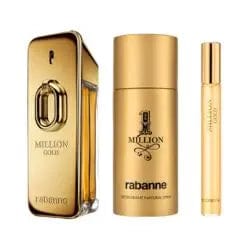 Million Gold Intense By Paco Rabanne For Men (3pc Gift Set)
