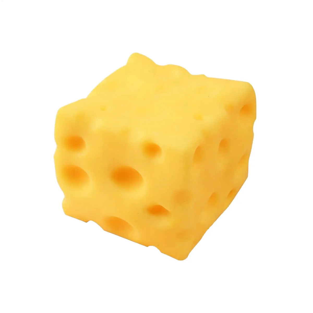 Squishy Cheese Cube Fidget Toy
