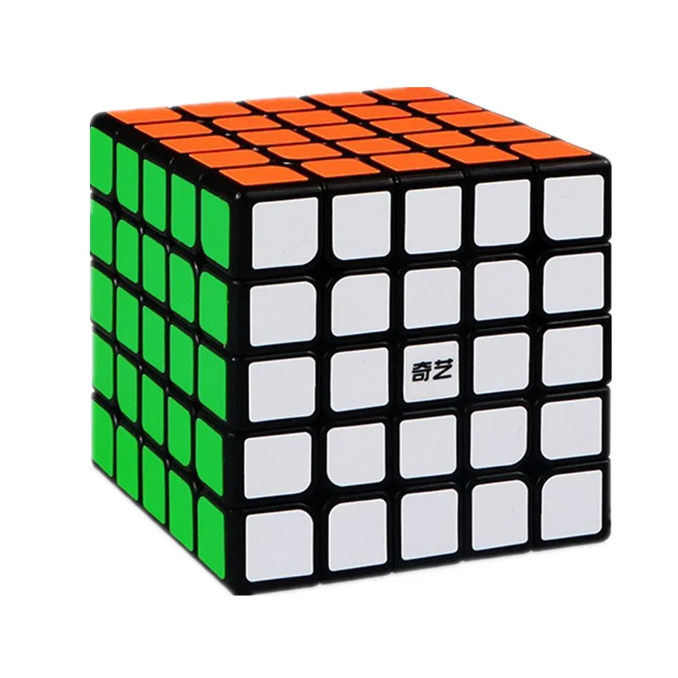 Qiyi Magic Cube 2x2, 3x3, 4x4, 5x5, 6x6, Black Stickers, Educational Puzzle Toy for Children & Kids, Cubo Magico Gift Toy