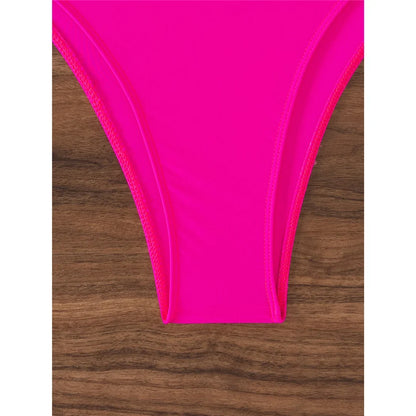 Bandeau Sheer Swimsuit High Waist Bikini