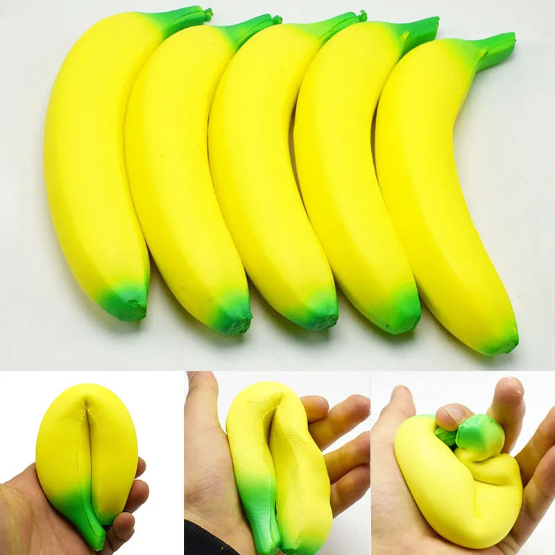 Jumbo Squishy Banana Stress Toy
