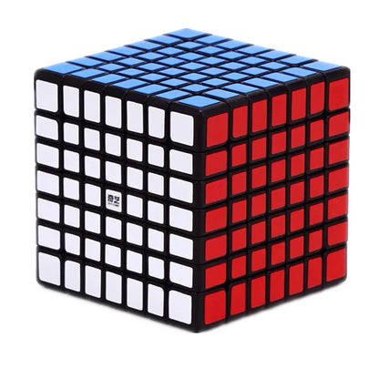 Qiyi Magic Cube 2x2, 3x3, 4x4, 5x5, 6x6, Black Stickers, Educational Puzzle Toy for Children & Kids, Cubo Magico Gift Toy