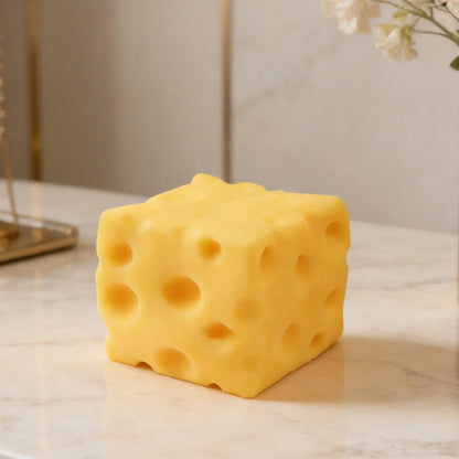 Squishy Cheese Cube Fidget Toy
