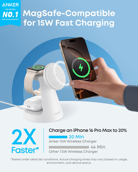 Wireless Charging Station (3-in-1)