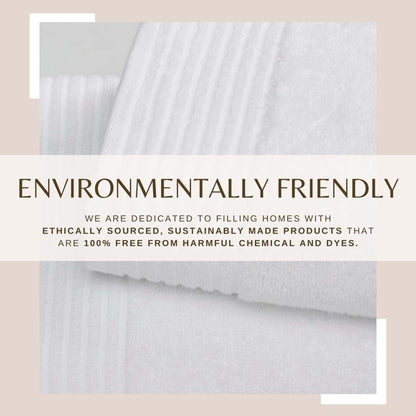 4 Pack Cotton Bath Towels - Kasper Collection