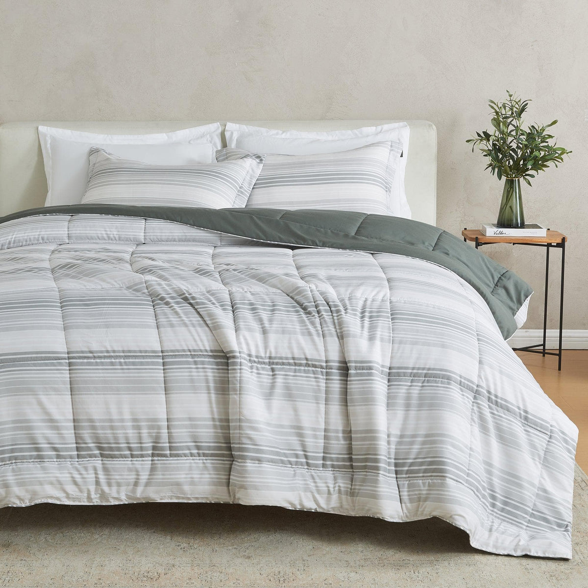 Reversible Comforter Set - Odette Collection