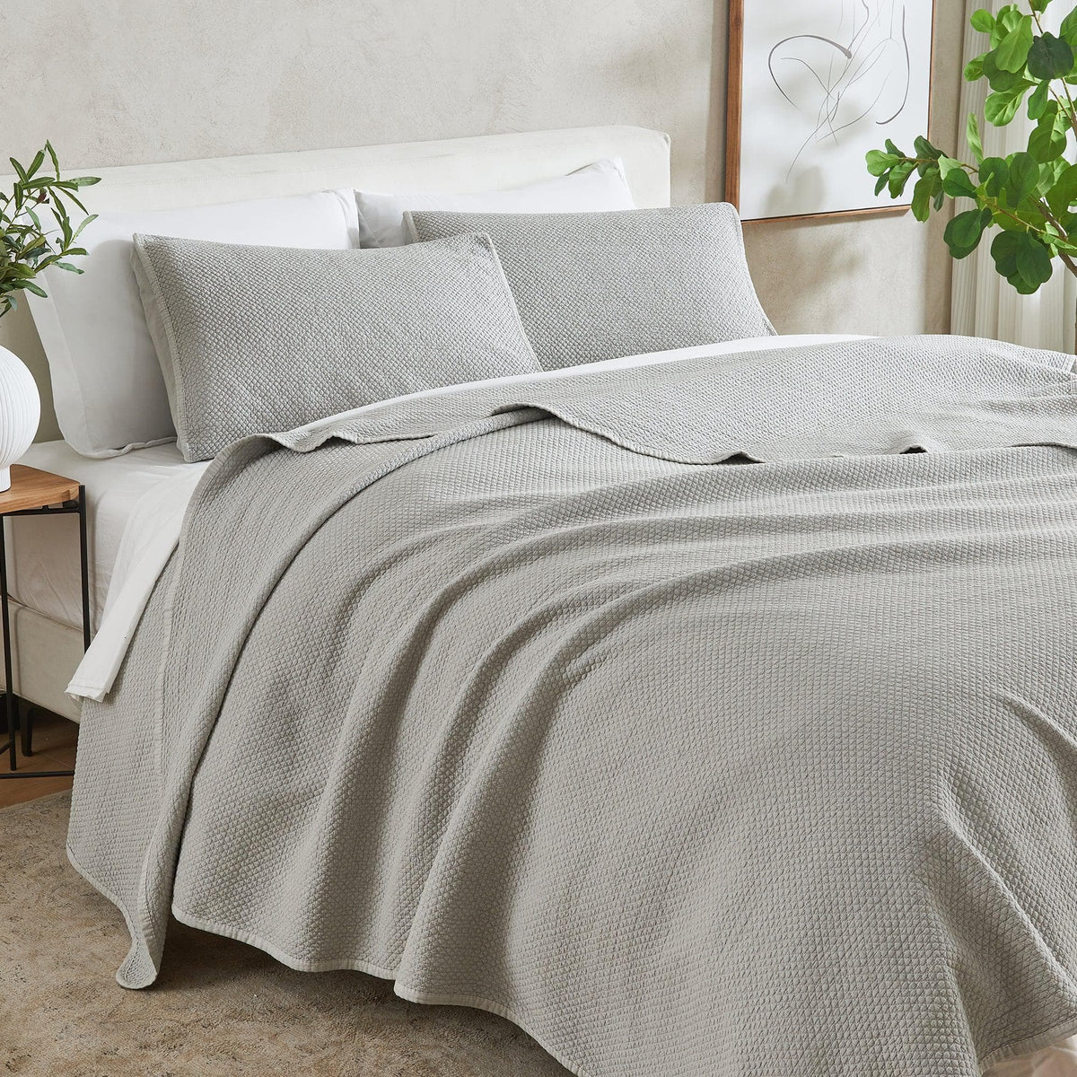 Stonewashed Relaxed Quilt Set - Vittoria Collection