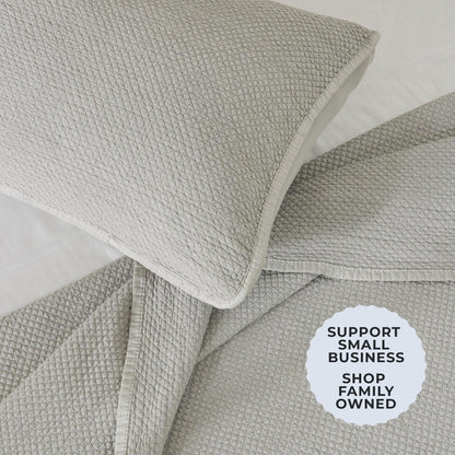 Stonewashed Relaxed Quilt Set - Vittoria Collection
