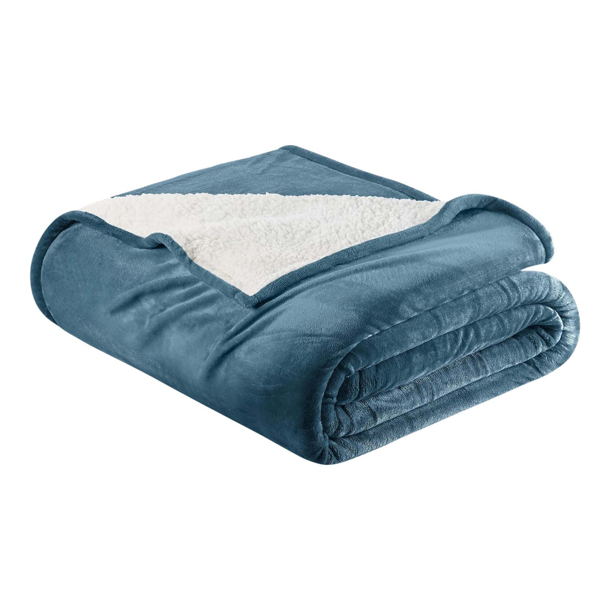 Velvet Plush Sherpa Bed Blanket - Sherpa Fleece Collection