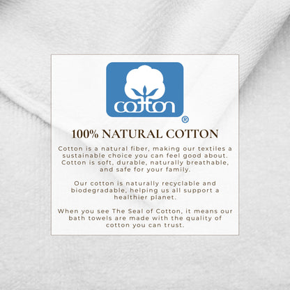 Cotton Border-Stitched 6-Piece Towel Set - Valery Collection