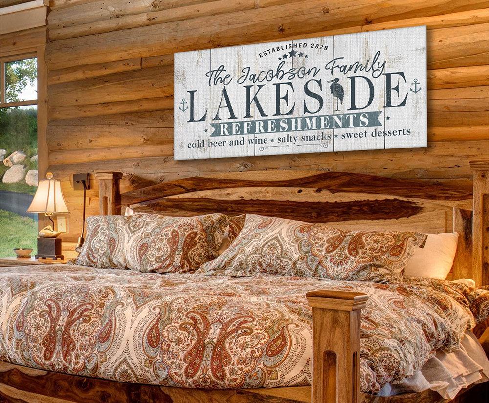 Personalized - Lakeside Refreshments - Canvas