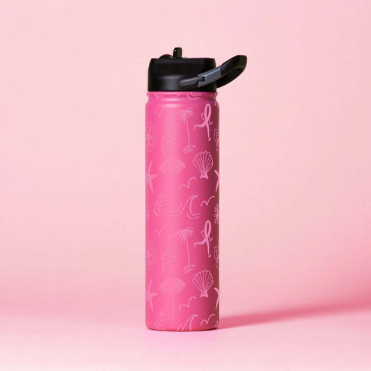 27 oz. Sport Bottle | SIC X DONNA Run with a Purpose - Matte Pink