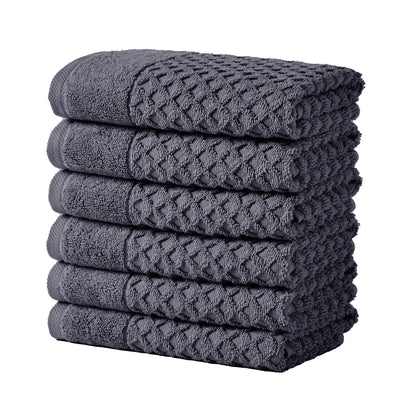 Cotton Diamond Waffle Weave Bath Towel Set - Grayson Collection