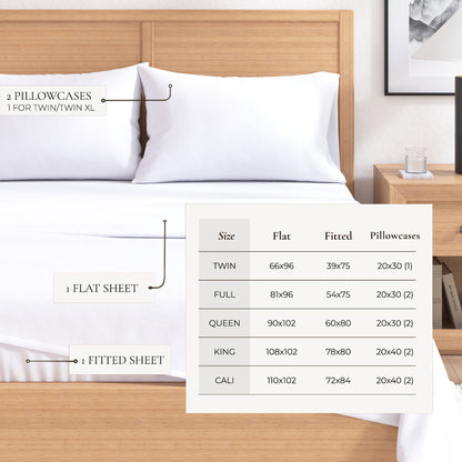 Cotton Solid Flannel Sheet - Nordic Collection