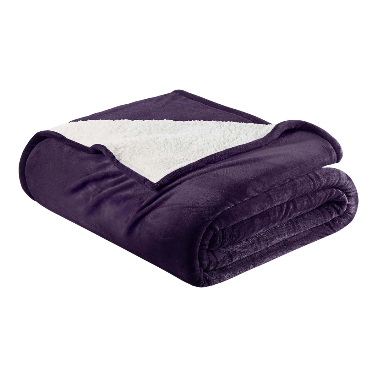 Velvet Plush Sherpa Bed Blanket - Sherpa Fleece Collection
