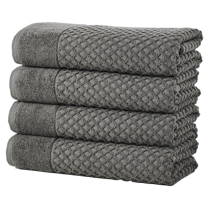 Cotton Diamond Waffle Weave Bath Towel Set - Grayson Collection